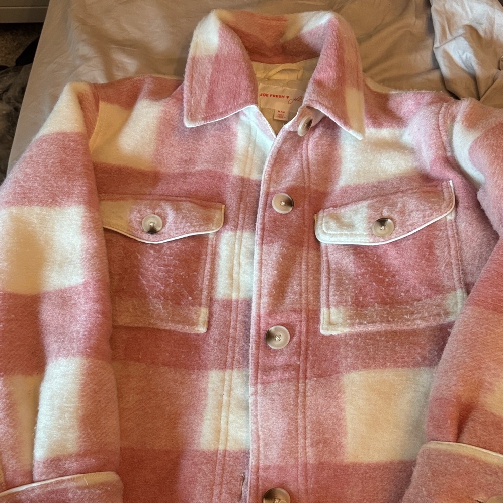 Jillian Harris Joe Fresh Pink and Cream Jacket